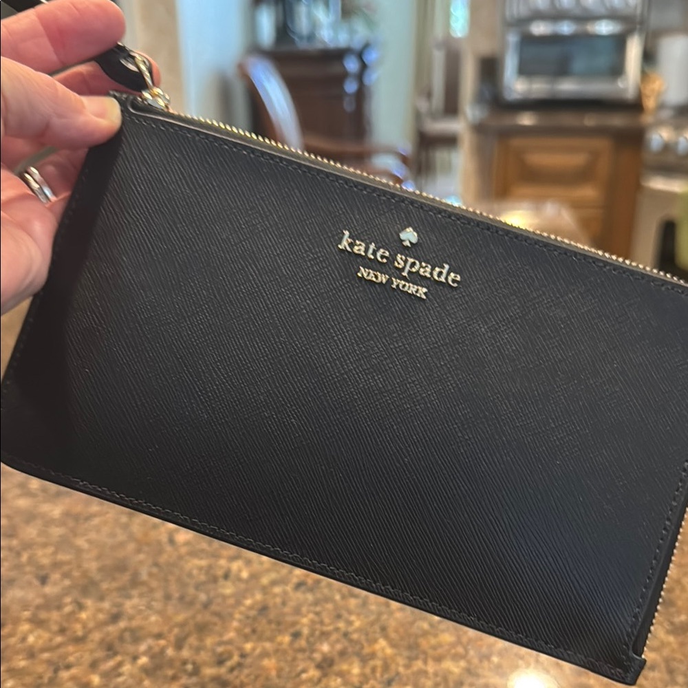 Kate Spade Black Wristlet